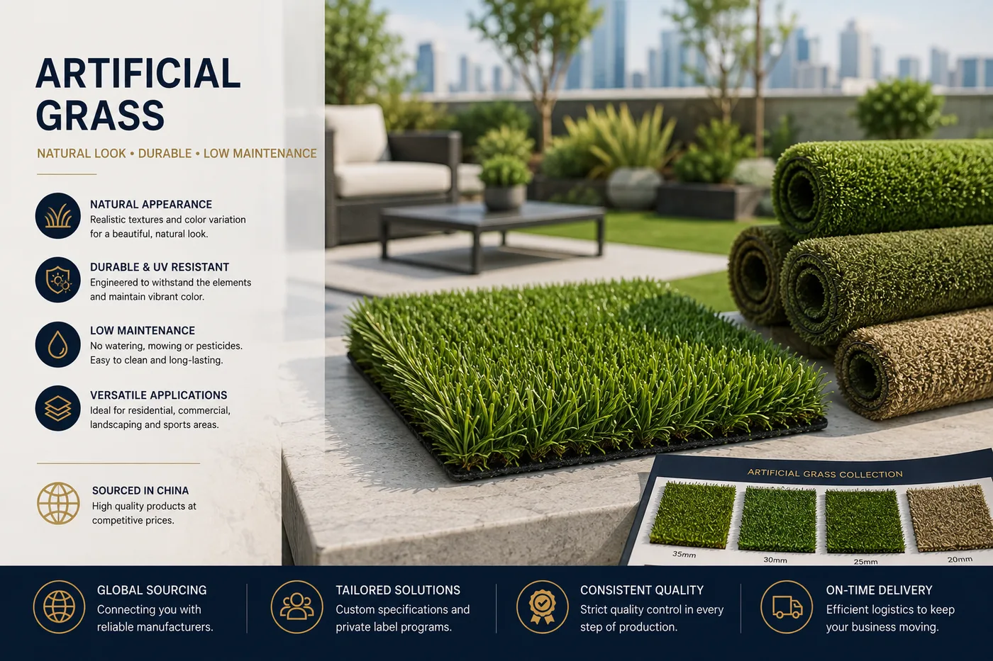 Artificial grass solutions