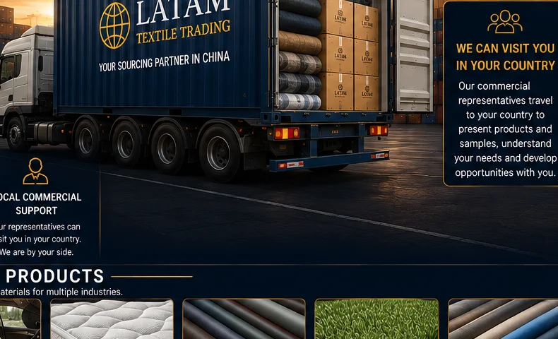 Textile supply chain and shipping from China to Latin America