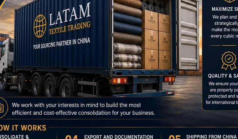 Container consolidation and international shipping from China